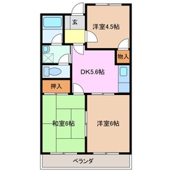 長島駅 徒歩12分 3階の物件間取画像